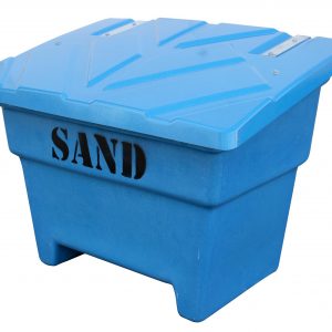 sandbehållare 350 liter blå